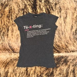 Texting shirt